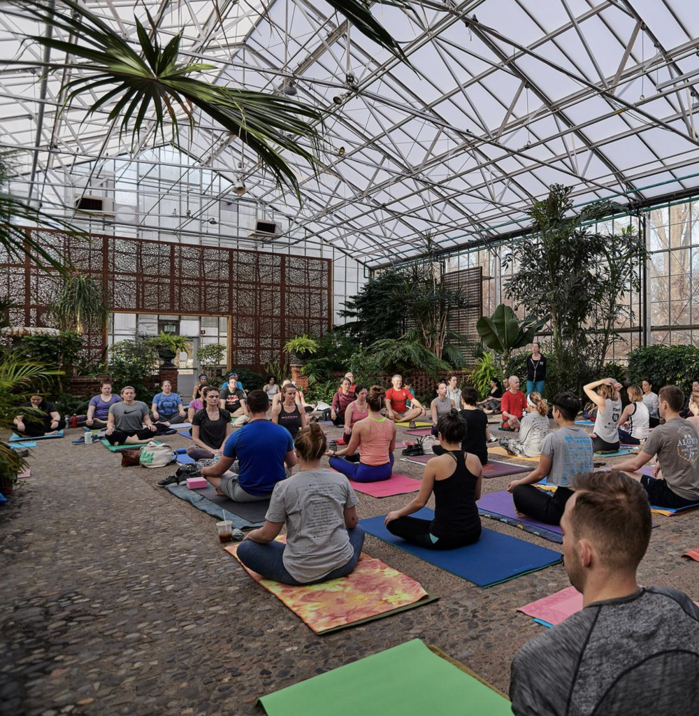 Greenhouse Yoga at the Horticulture Center Thumbnail