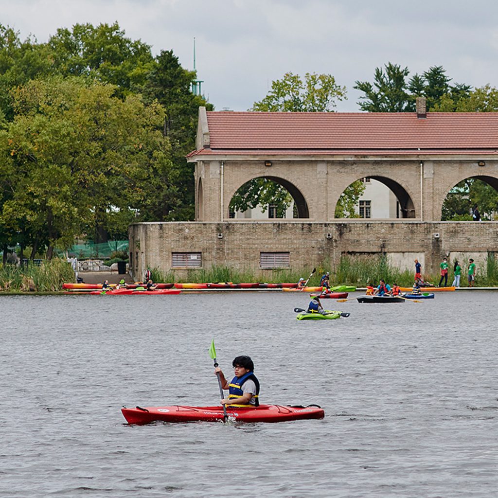 Kayak Contigo! Boating & Boathouse Party at FDR Park with Latino Outdoors Thumbnail