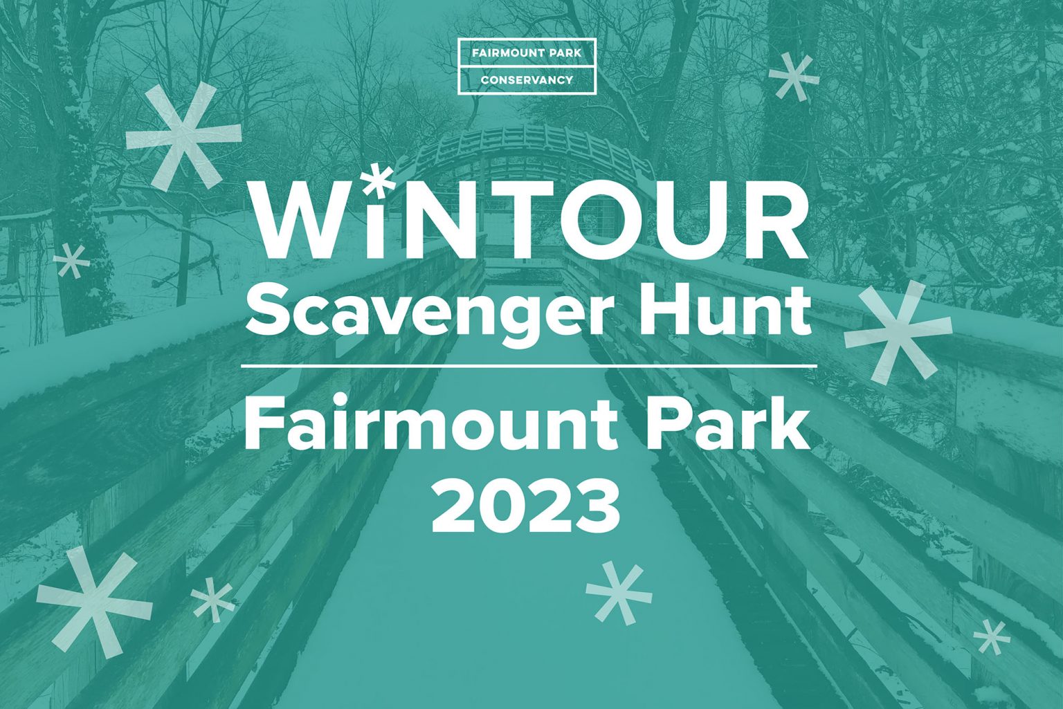 WinTOUR Scavenger Hunt returns to Fairmount Park! Fairmount Park