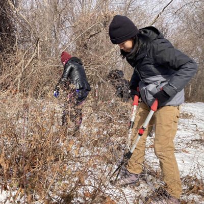 MLK Day Volunteer Project at West Fairmount Park